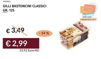 Prezzemolo e Vitale Gilli bastoncini classici offerta