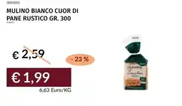 Prezzemolo e Vitale Mulino bianco cuor di pane rustico offerta