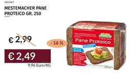 Prezzemolo e Vitale Mestemacher pane proteico offerta