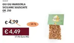 Prezzemolo e Vitale Giu giu mandorla siciliane sgusciate offerta