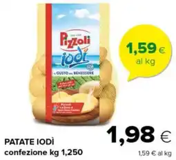 Tigre Pizzoli patate iodì offerta