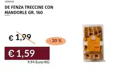Prezzemolo e Vitale De fenza treccine con mandorle offerta