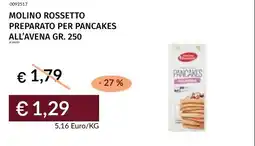 Prezzemolo e Vitale Molino rossetto preparato per pancakes all'avena offerta