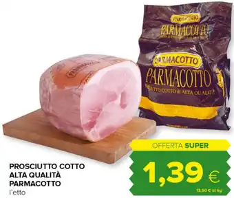 Prosciutto cotto alta qualità PARMACOTTO