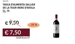 Prezzemolo e Vitale Tasca d'almerita sallier de la tour nero d'avola offerta