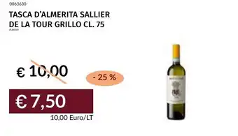 Prezzemolo e Vitale Tasca d'almerita sallier de la tour grillo offerta
