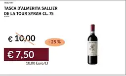 Prezzemolo e Vitale Tasca d'almerita sallier de la tour syrah offerta