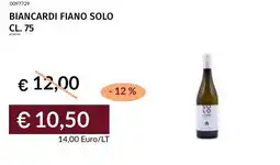 Prezzemolo e Vitale Biancardi fiano solo offerta