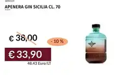 Prezzemolo e Vitale Apenera gin sicilia offerta