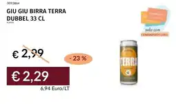 Prezzemolo e Vitale Giu giu birra terra dubbel offerta