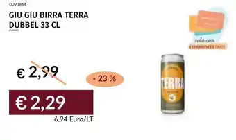 Prezzemolo e Vitale Giu giu birra terra dubbel offerta