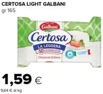 Tigre Certosa light GALBANI offerta