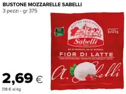 Tigre Bustone mozzarelle SABELLI offerta