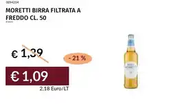 Prezzemolo e Vitale Moretti birra filtrata a freddo offerta