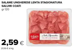 Tigre Salame ungherese lenta stagionatura SALUMI COATI offerta