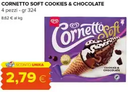 Tigre Cornetto soft cookies & chocolate offerta