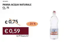 Prezzemolo e Vitale Panna acqua naturale offerta