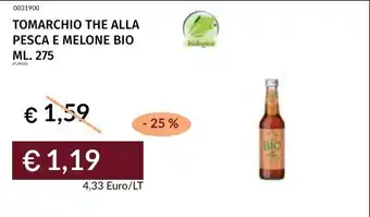 Prezzemolo e Vitale Tomarchio the alla pesca e melone bio offerta