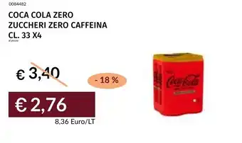 Prezzemolo e Vitale Coca cola zero zuccheri zero caffeina offerta