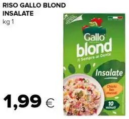 Tigre Riso gallo blond insalate offerta
