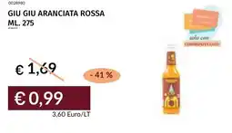 Prezzemolo e Vitale Giu giu aranciata rossa offerta