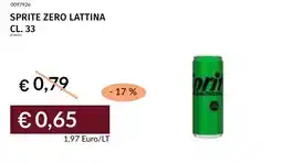 Prezzemolo e Vitale Sprite zero lattina offerta