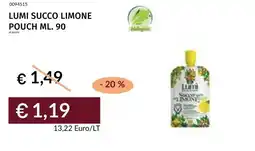 Prezzemolo e Vitale Lumi succo limone pouch offerta