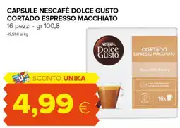 Tigre Capsule nescafè dolce gusto cortado espresso macchiato offerta