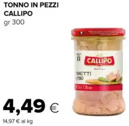 Tigre Tonno in pezzi CALLIPO offerta