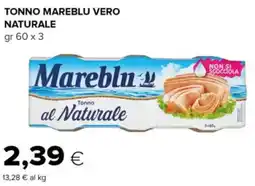 Tigre Tonno mareblu vero naturale offerta