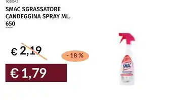 Prezzemolo e Vitale Smac sgrassatore candeggina spray offerta