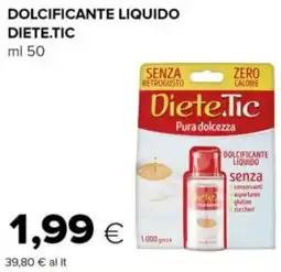 Tigre Dolcificante liquido DIETE.TIC offerta