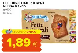 Tigre Fette biscottate integrali MULINO BIANCO offerta