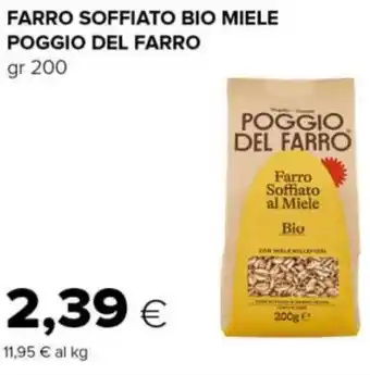 Tigre Farro soffiato bio miele POGGIO DEL FARRO offerta
