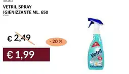 Prezzemolo e Vitale Vetril spray igienizzante offerta