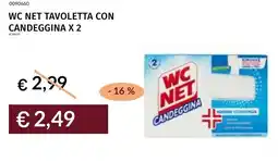 Prezzemolo e Vitale Wc net tavoletta con candeggina x 2 offerta