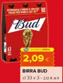 Tigre Birra BUD offerta