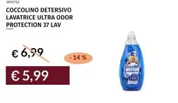Prezzemolo e Vitale Coccolino detersivo lavatrice ultra odor protection offerta