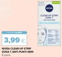 Tigre Nivea clear-up strip zona t anti punti neri offerta