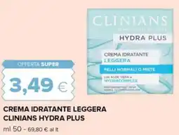 Tigre Crema idratante leggera clinians hydra plus offerta