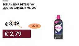 Prezzemolo e Vitale Soflan noir detersivo liquido capi neri offerta