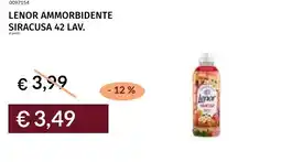 Prezzemolo e Vitale Lenor ammorbidente siracusa offerta