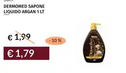 Prezzemolo e Vitale Dermomed sapone liquido argan offerta
