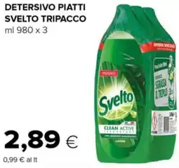 Tigre Detersivo piatti SVELTO TRIPACCO offerta
