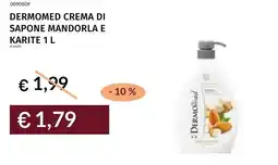 Prezzemolo e Vitale Dermomed crema di sapone mandorla e karite offerta