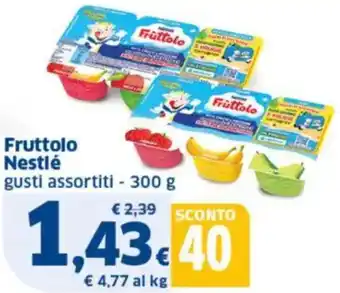 Sigma Fruttolo Nestlé offerta