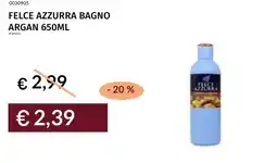 Prezzemolo e Vitale Felce azzurra bagno argan offerta