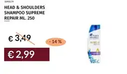 Prezzemolo e Vitale Head & shoulders shampoo supreme repair offerta