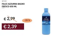Prezzemolo e Vitale Felce azzurra bagno fresco offerta