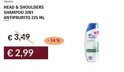 Prezzemolo e Vitale Head & shoulders shampoo 2in1 antiprurito offerta
